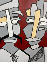 De Vier (2022) 60x80 cm